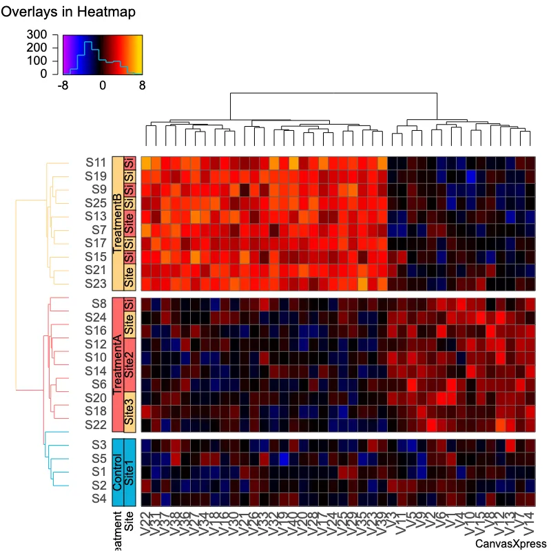Interactive Heatmap Analysis with Sample Annotations